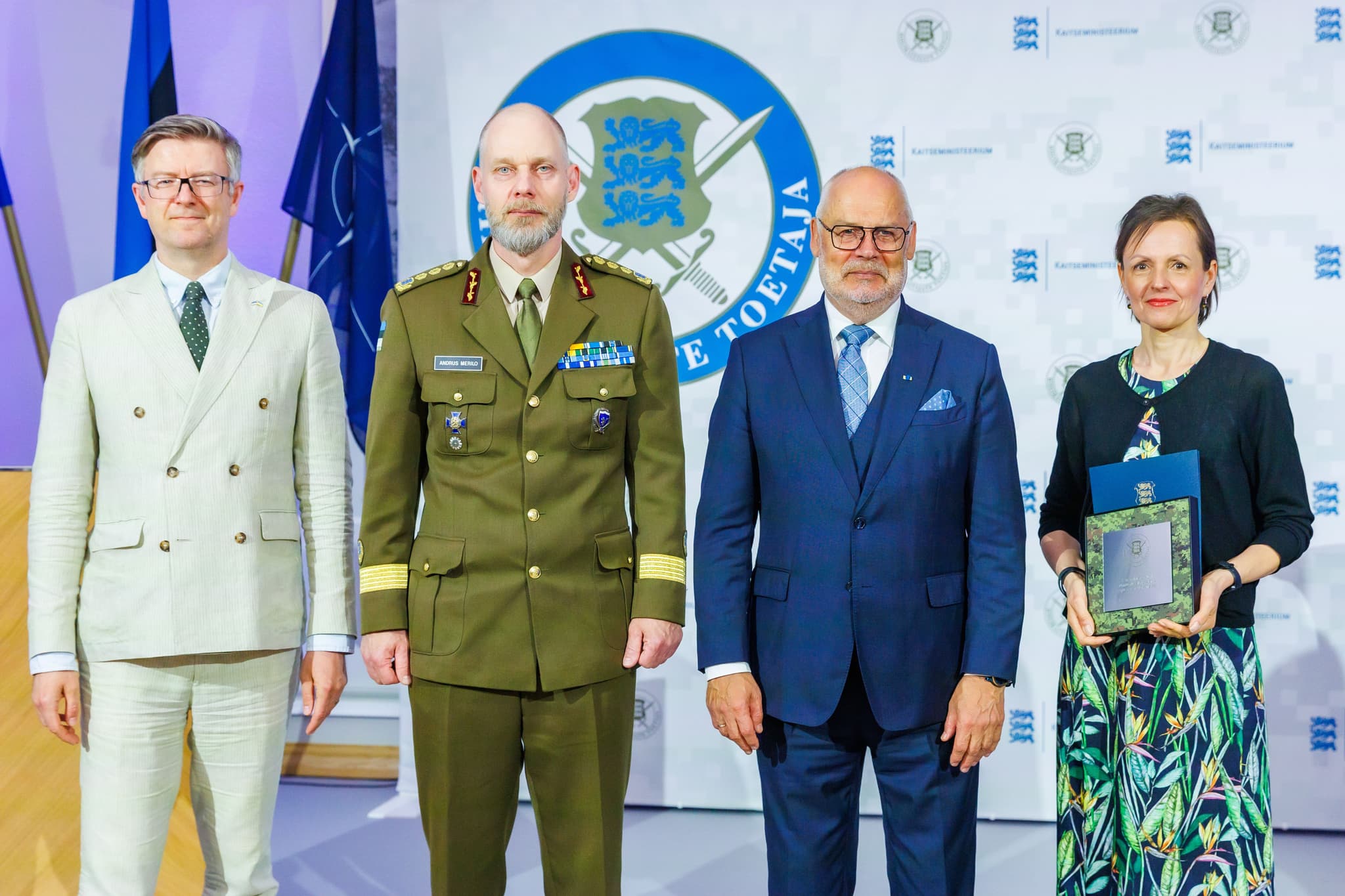 Tallinna Vesi pälvis riigikaitsjate toetaja hõbemärgise tunnustuse Kaitseministeeriumilt