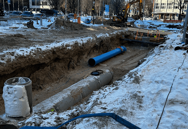 Tallinna Vesi will build and renovate 40 kilometres of pipelines this year